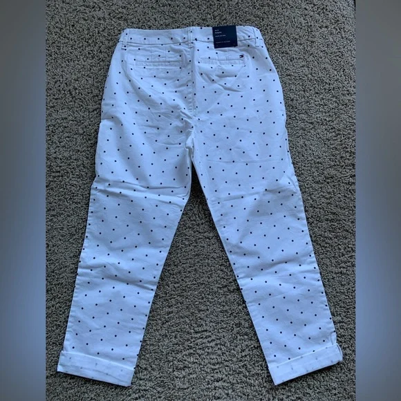 Tommy Hilfiger brand new white with black stars pants size 10 - Picture 3 of 5